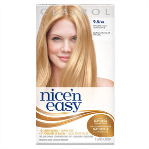 Clairol Nice'n Easy Permanent Hair Color 9.5/98 Natural Extra Light Neutral Blonde
