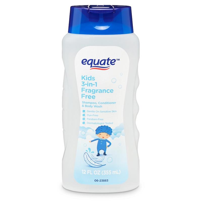 Equate Kids 3in1 Shampoo, Conditioner & Body Wash 355ml