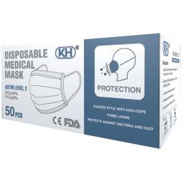 KH Disposable Medical Masks - 50 Pcs ASTM Level 2